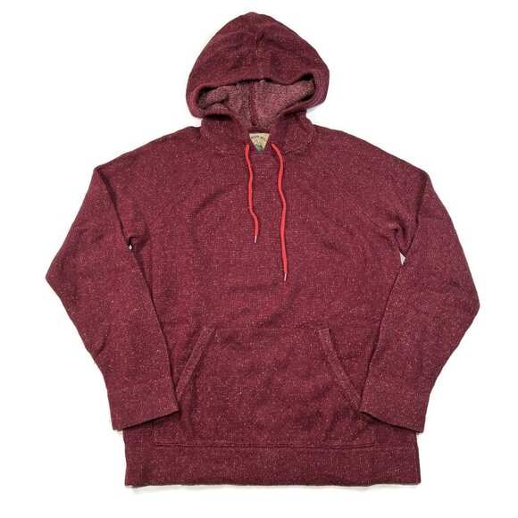 O'Hanlon Mills Mens Hoodie Medium Red Pullover Sweater - Picture 1 of 4